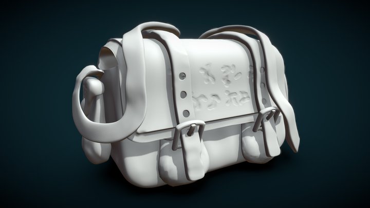 Adventurer's Camp - Bag - concept by Aienai 3D Model