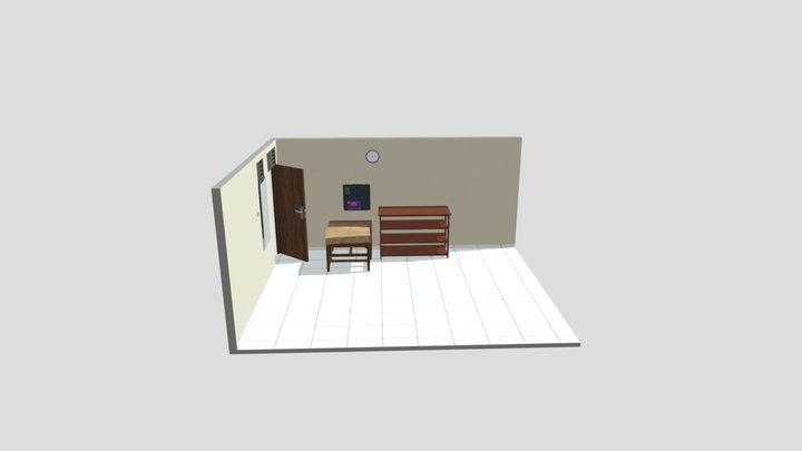 Simple Sia's Room 3D Model