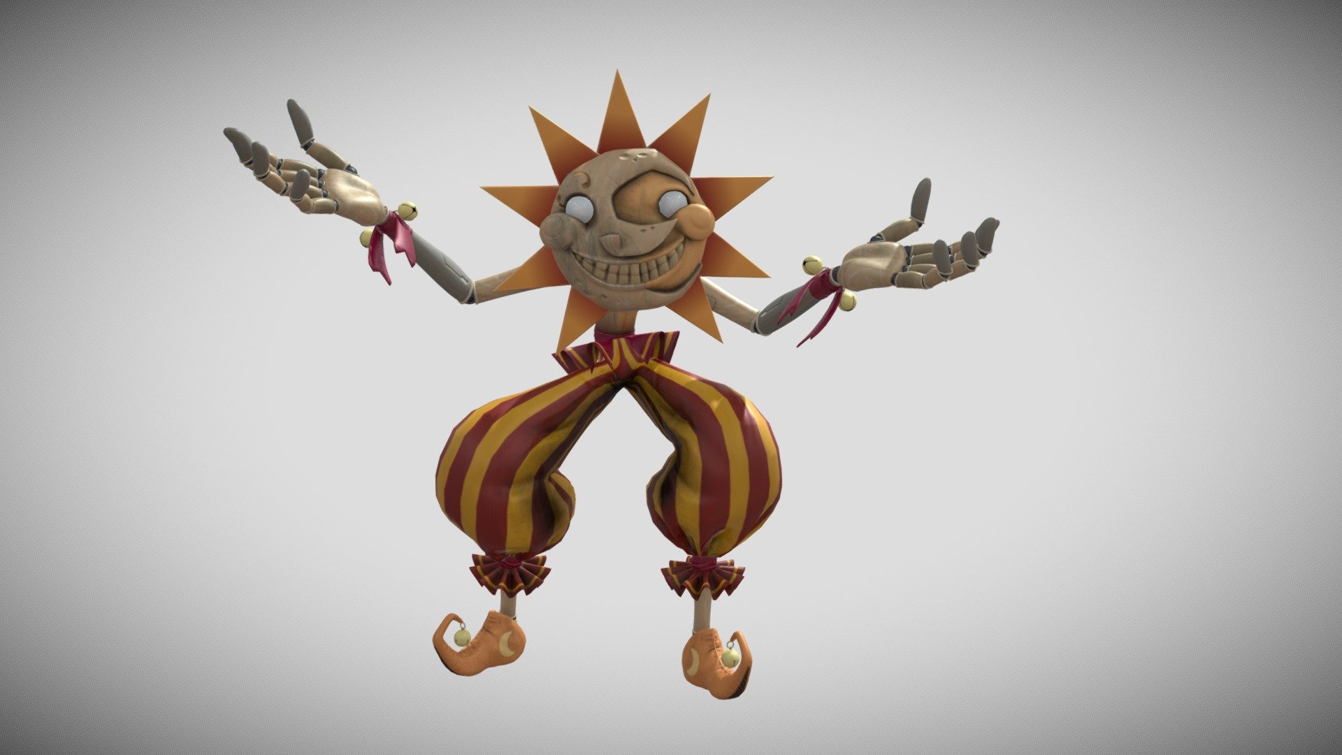 Free OBJ file sun fnaf security breach ☀️・3D printable object to download ・Cults