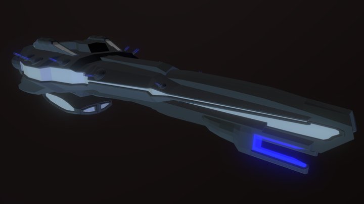 Battleship 3D Model