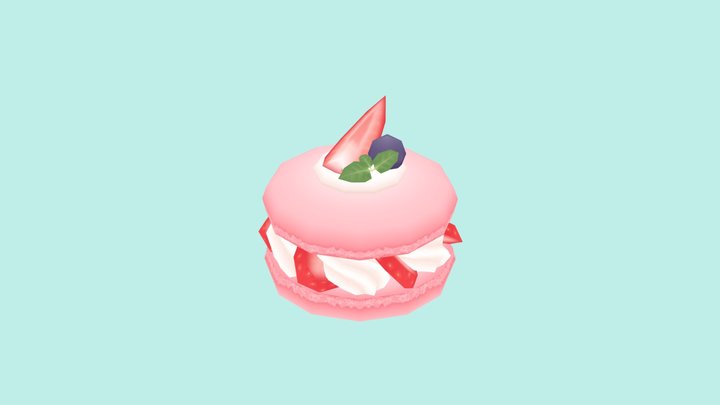 macaron 3D Model