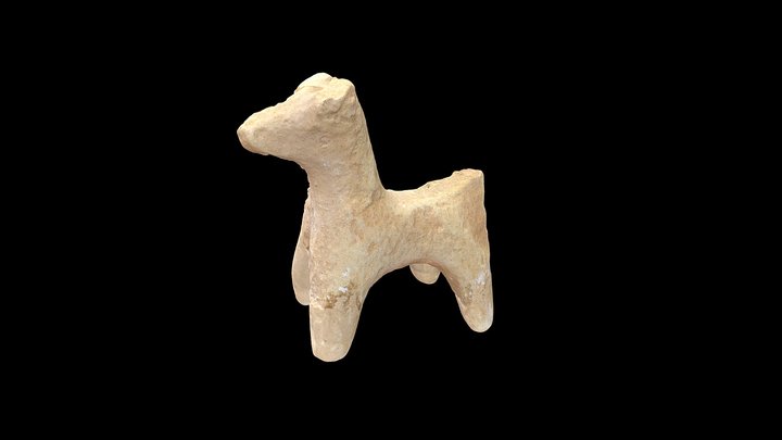 Ceramic Sheep/Goat Figurine 3D Model
