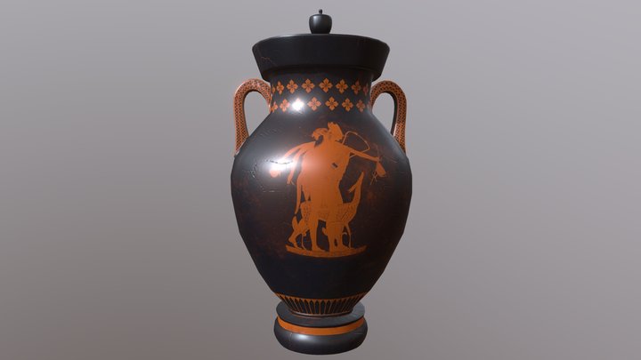 Amphora Vase 3D Model