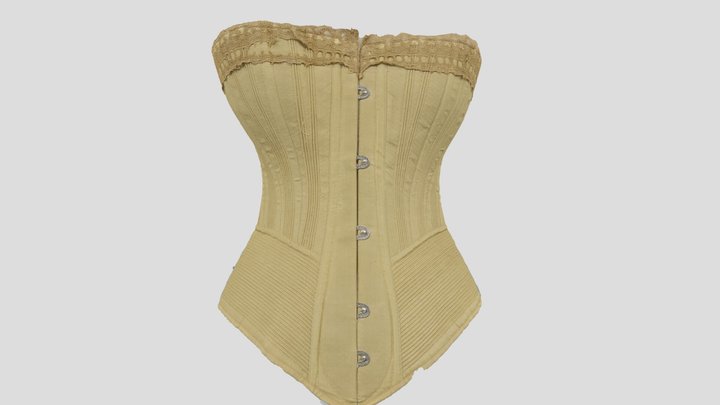 Pretty Housemaid Corset 3D Model