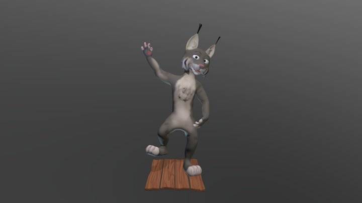 LooneyLynx for VRChat 3D Model