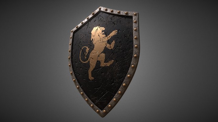 Knight_Shield 3D Model