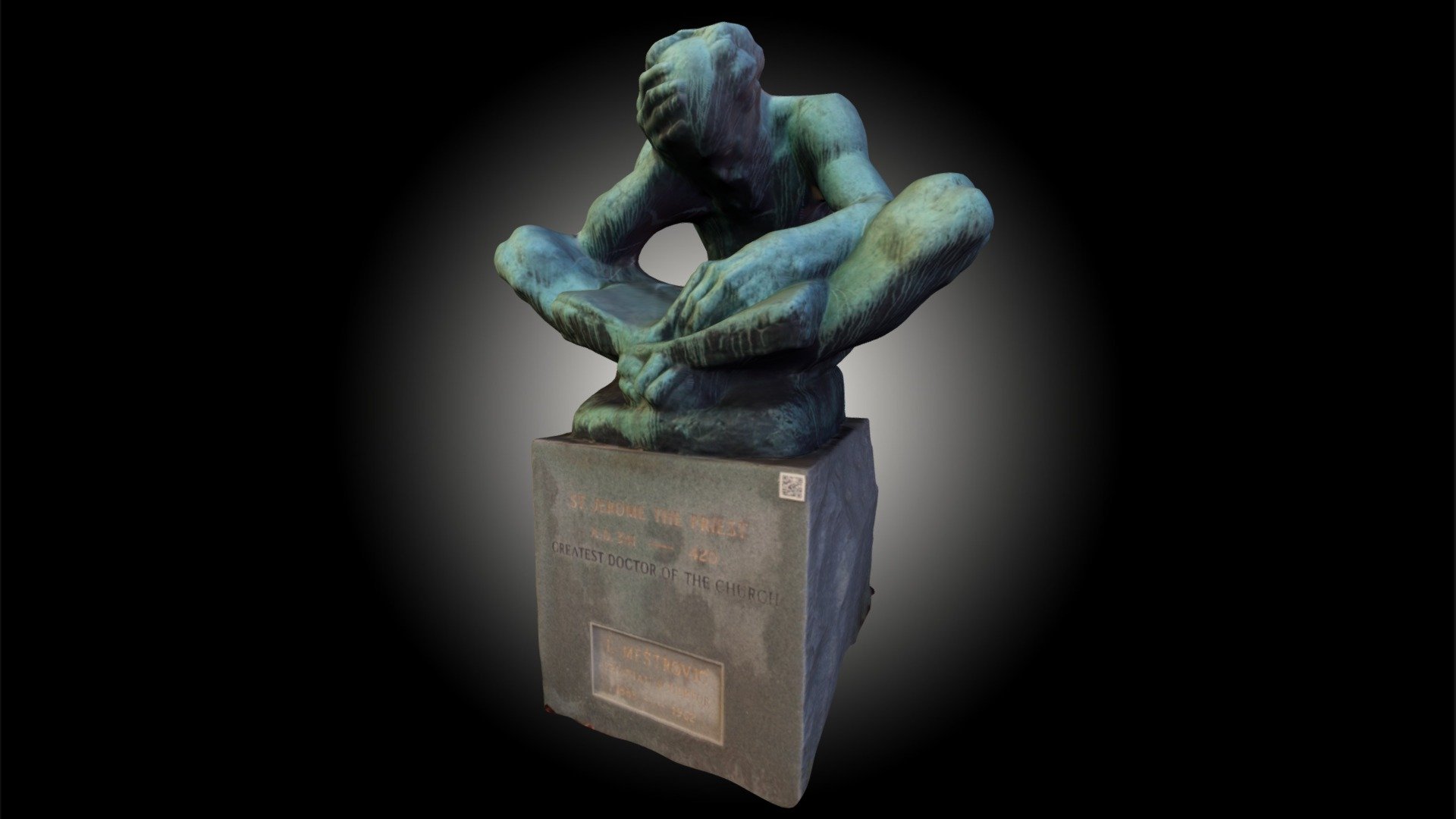 Saint Jerome — Sketchfab embed 3D viewer