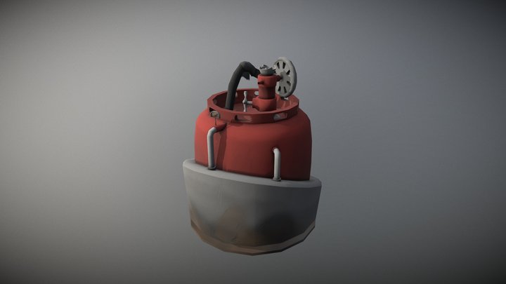 [old] gas tank 3D Model