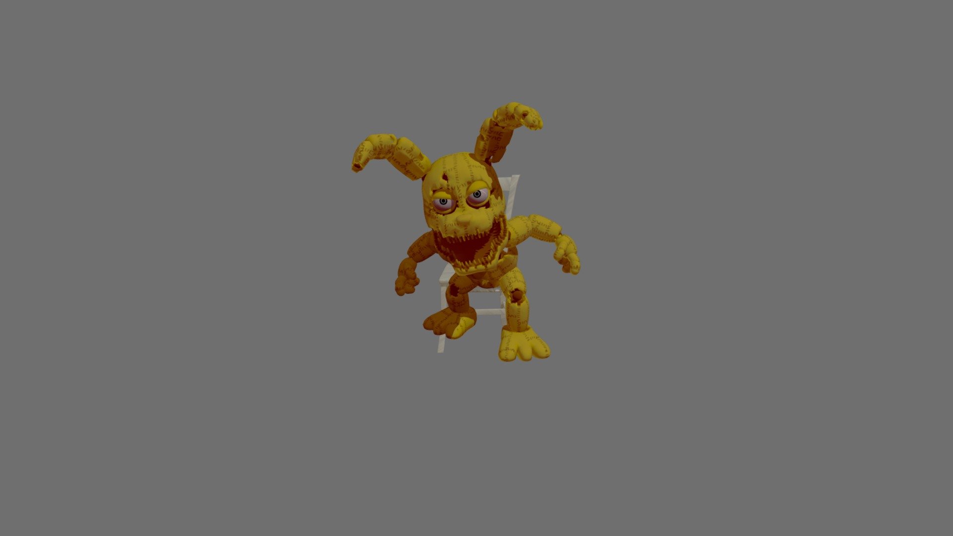 3MF file Five Nights at Freddys Plushtrap Stopped (stopped) UpDate 🦸・3D  printing design to download・Cults