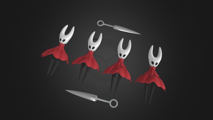 Hornet Flexi Hollow Knight - Silksong - 3D Print 3D Model