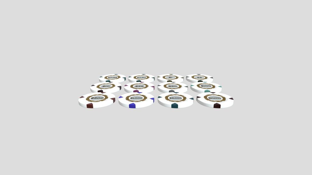 Mint Clay Smith Poker Chip Set
