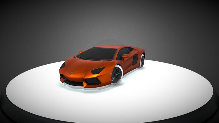 Lamborghini_ Aventador_LP-700-4 2014 3D Model