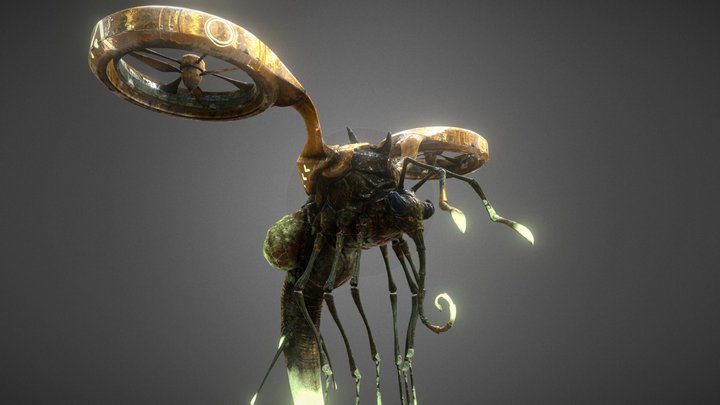 Substance Janvier Insect 3D Model