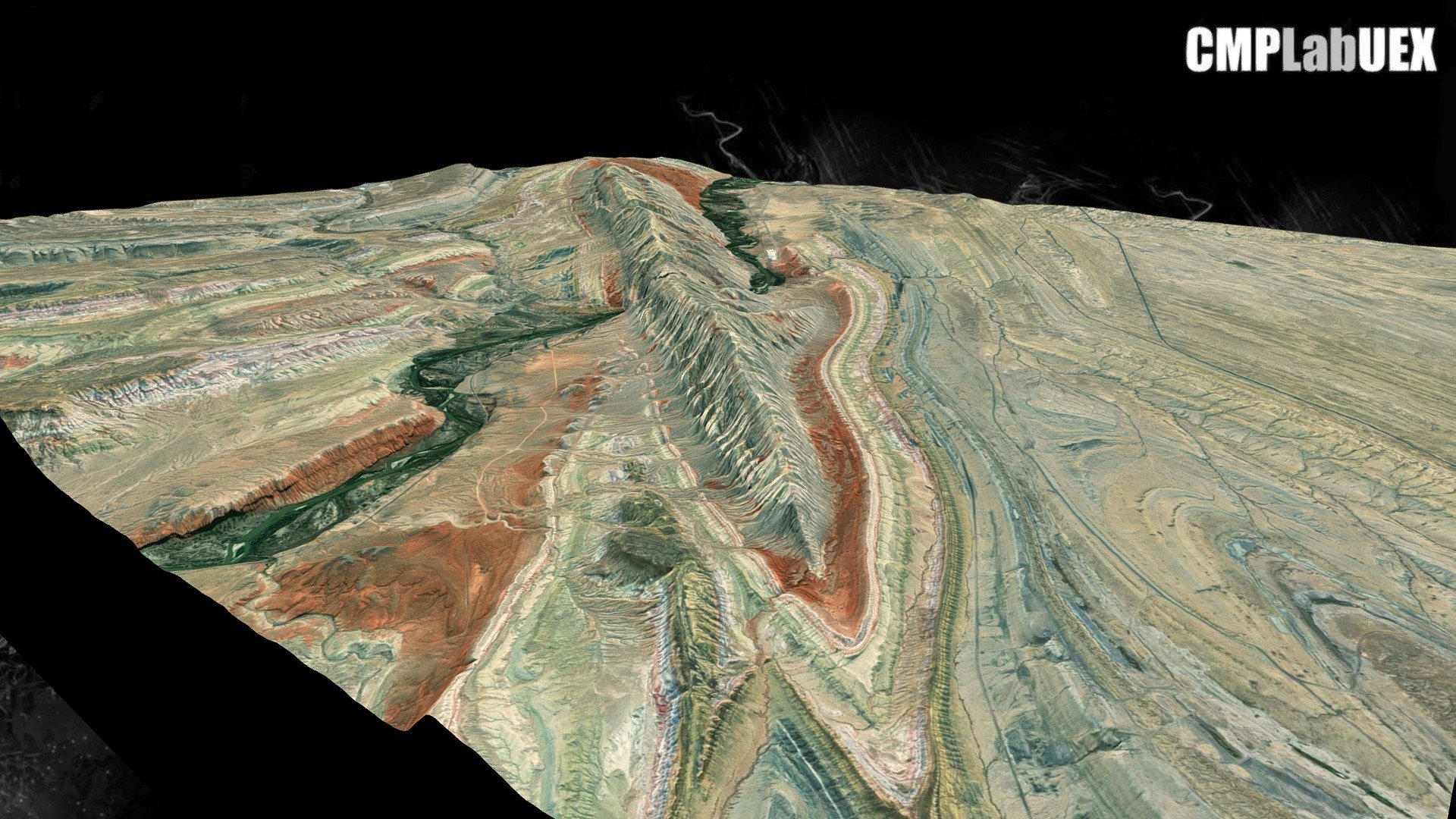 Anticlinal de Sheep Mountain, Wyoming, USA