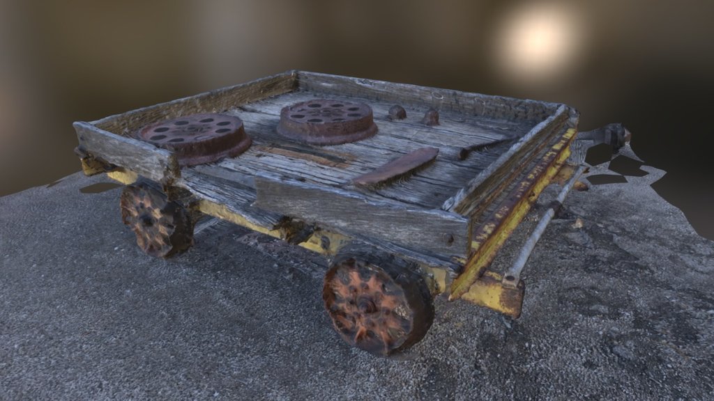 Old Train Hand Cart