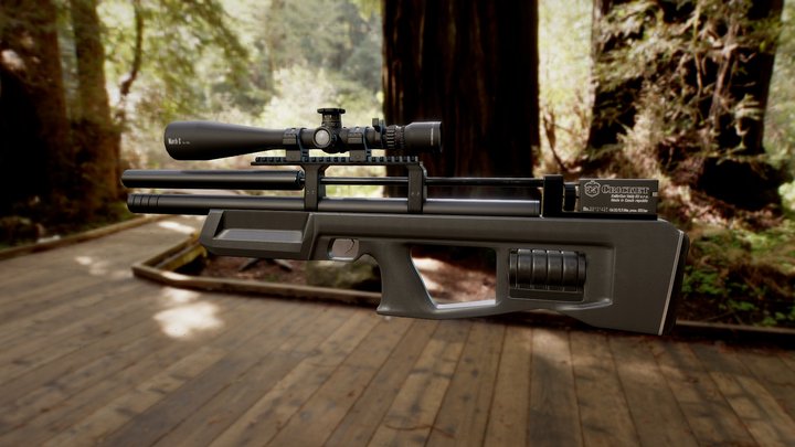 kalibrgun cricket and sight 3D Model