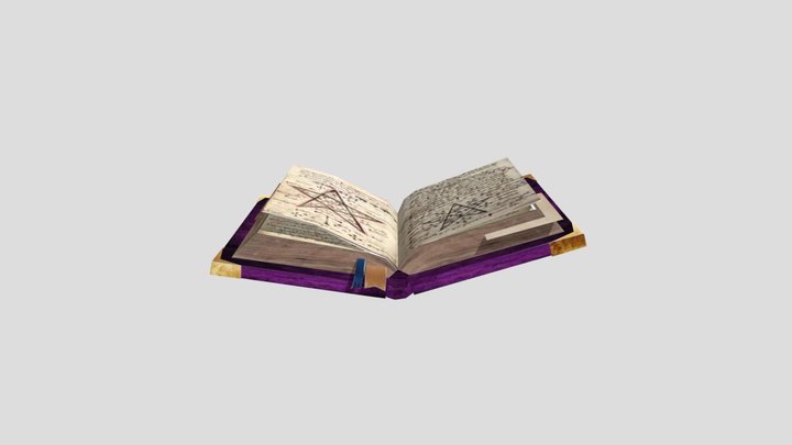 Spellbook 3D Model