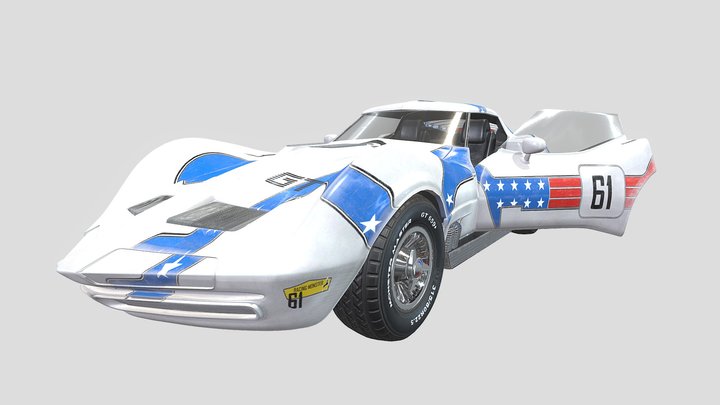 The Ultimate 90's Car Collection Racing 01 3D Model