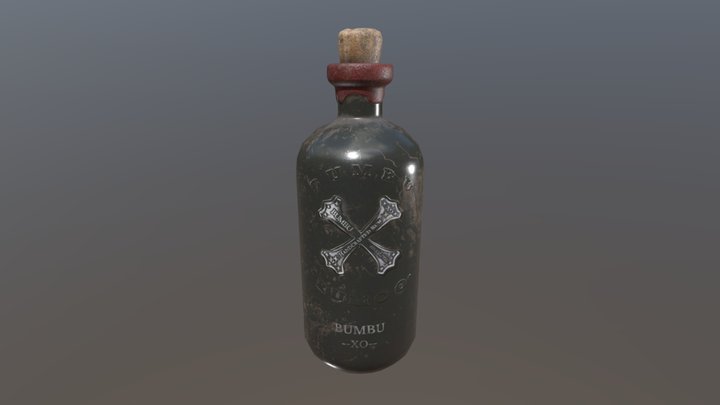 Bottle-rum 3D models - Sketchfab