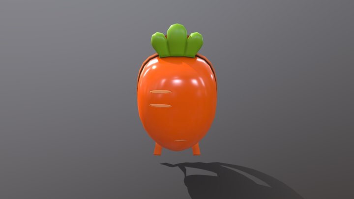 Carrot Backpack 3D Model