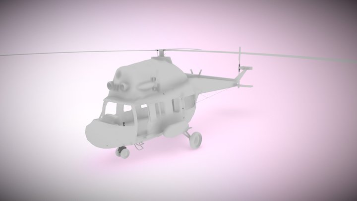 Mil Mi 2 3D Model