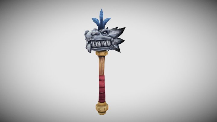 Aztec Hammer 3D Model