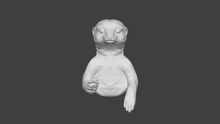 Meerkat 3D Model