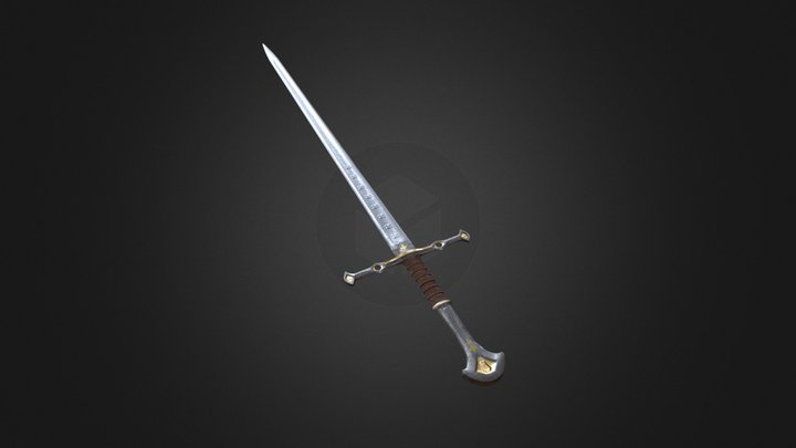 Long Sword 3D Model