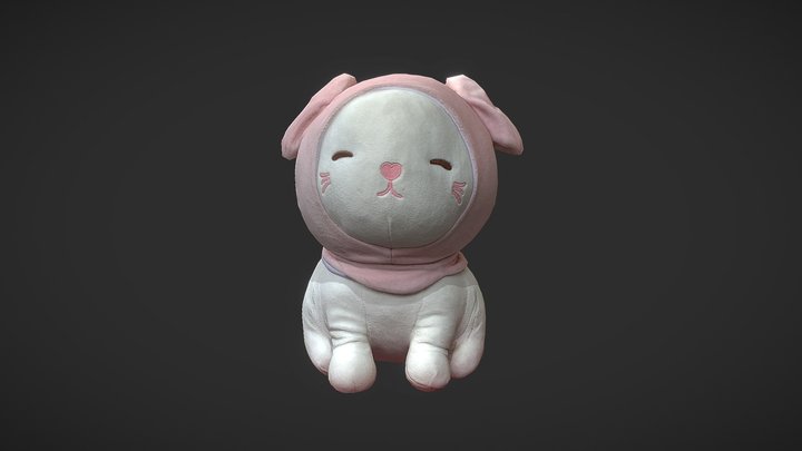 Stuffed Rabbit 3D Model