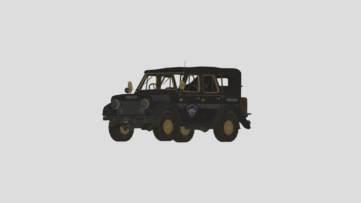 Misty Soul UAZ 3D Model