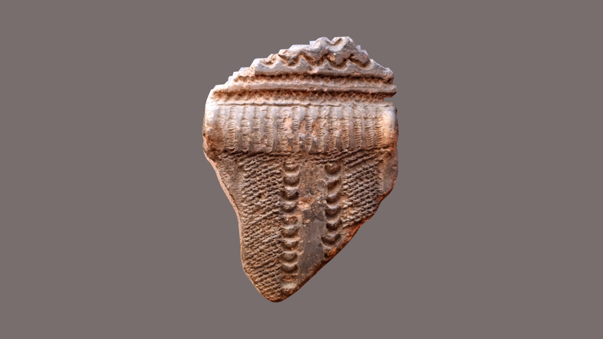 Neolithic decorated lugged sherd