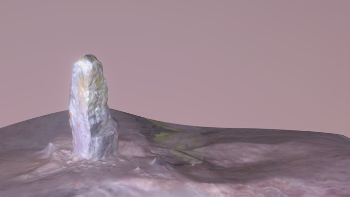 Menhir des Trois Gollets 3D Model