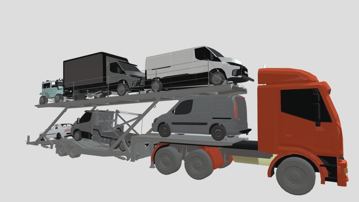 Toyota ACE TRUCK EU DIESEL TRANSPORT 3D Model