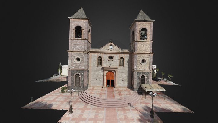 Catedral de Nuestra Señora de La Paz, BCS, Mx 3D Model