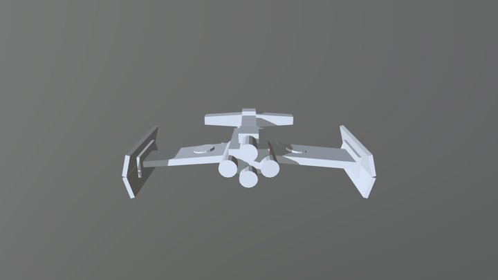 Battlecruiser 3D Model