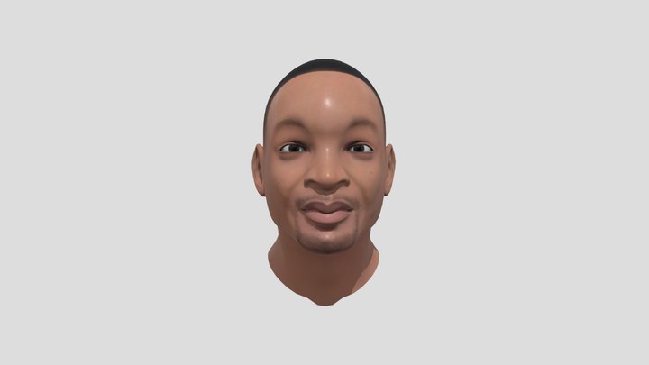 Will Smith 3D Bust Model 3D Model