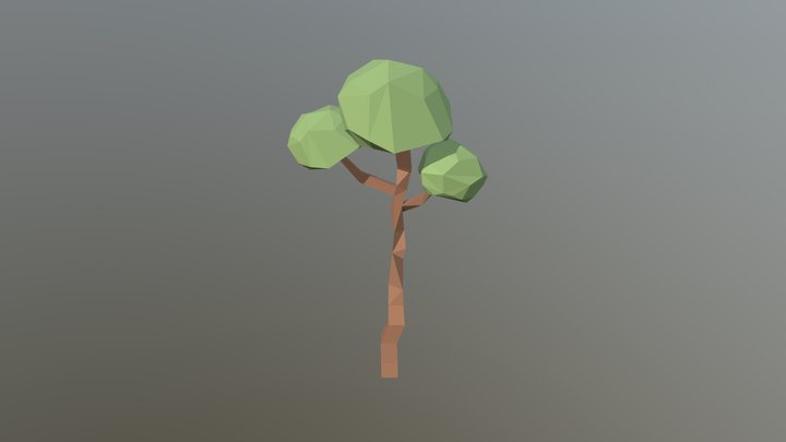 Low Poly Tree 3D Model