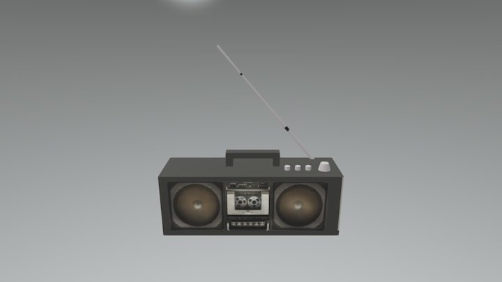Radio 3D Model