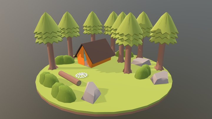 Forest Camp V1.5 3D Model