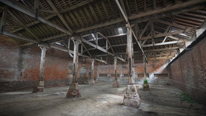 Wroxeter Farm barn 3D Model