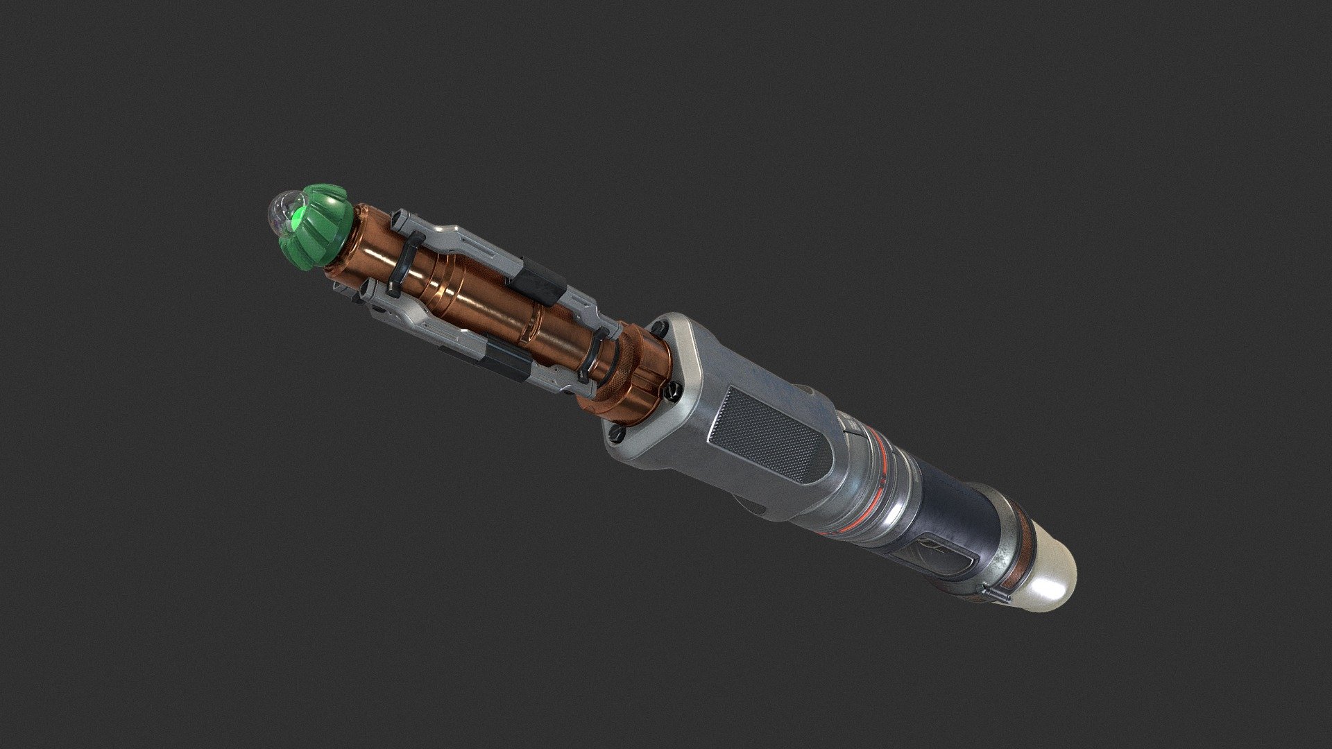 Sonic Screwdriver Sci-Fi PBR - Buy Royalty Free 3D model by ...