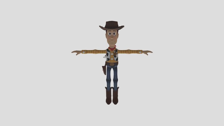 Woody 3D Model