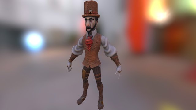 Chara Steampunk 3D Model
