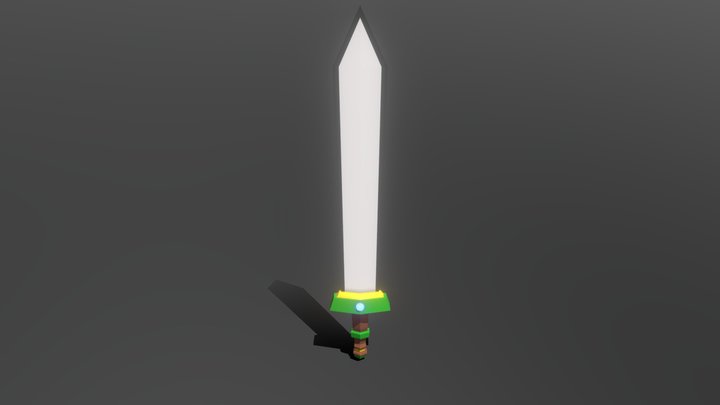 Test Sword Model 3D Model