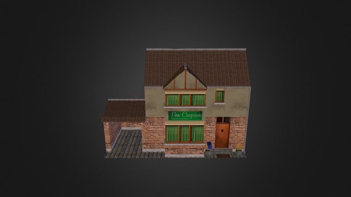 Low Poly house_01 3D Model