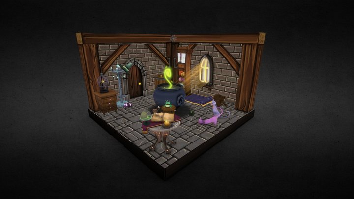 Magic Room 3D Model