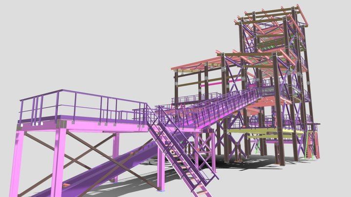 Техническое перевооружение ОУ с КНС 3D Model