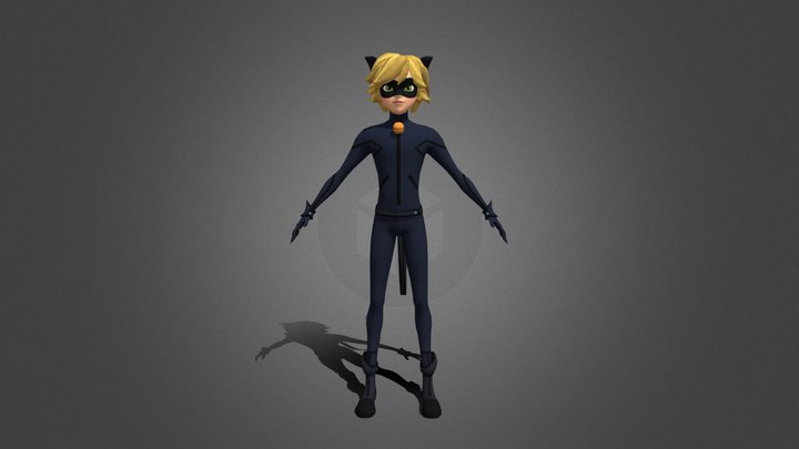 CatNoir 3D Model