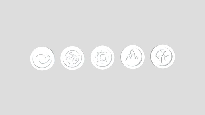 3D Printable Deer Squad symbols