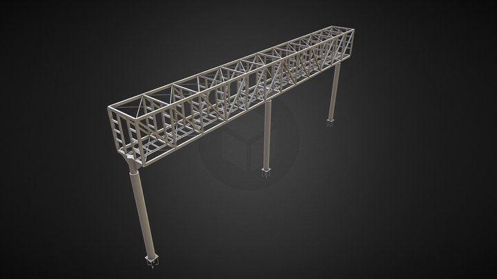 Pipe Rack Pirelli 3D Model